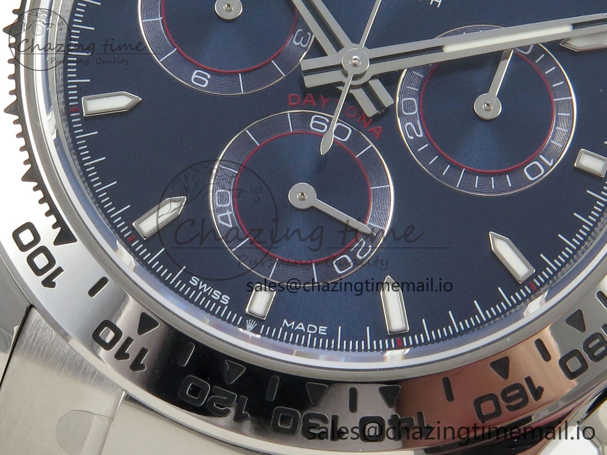 Daytona 126509 APSF 1:1 Best Edition Blue Dial Sticks Markers on 904L SS Bracelet SH Vibrant 116
