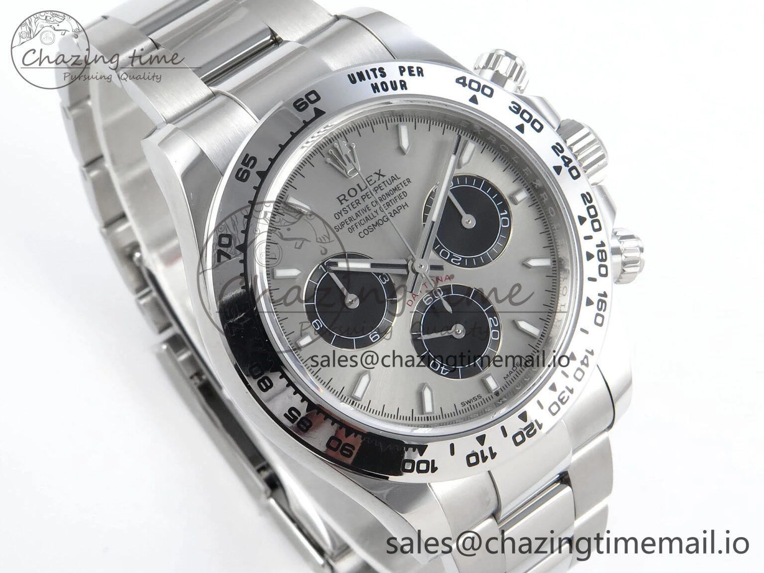 Colorful Daytona 126509 APSF 1:1 Best Edition Gray Black Dial on SS Braclet SH 726