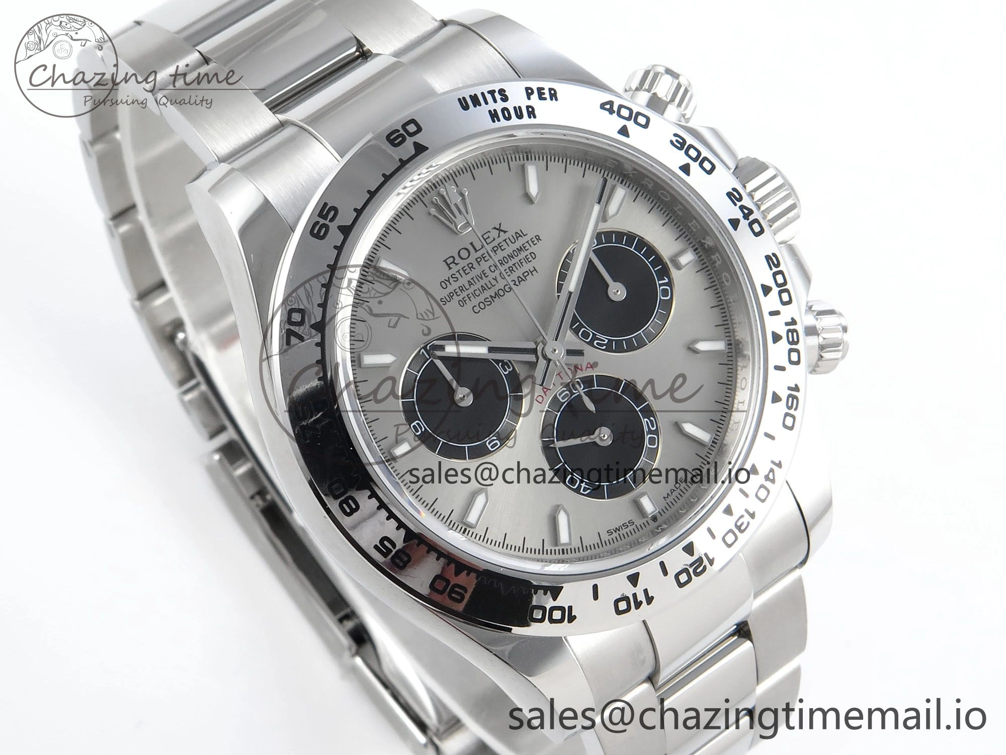 Colorful Daytona 126509 APSF 1:1 Best Edition Gray Black Dial on SS Braclet SH 726