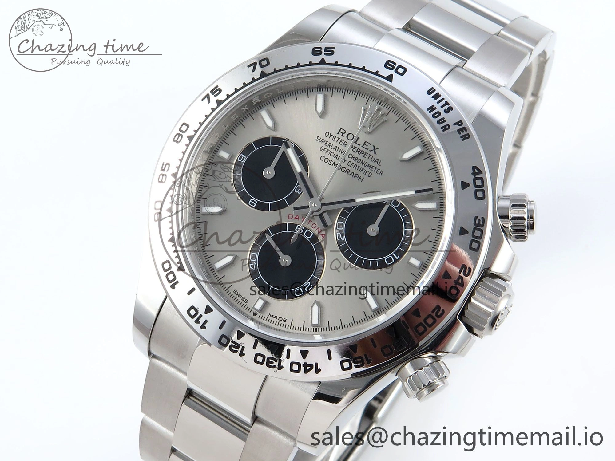 Colorful Daytona 126509 APSF 1:1 Best Edition Gray Black Dial on SS Braclet SH 726