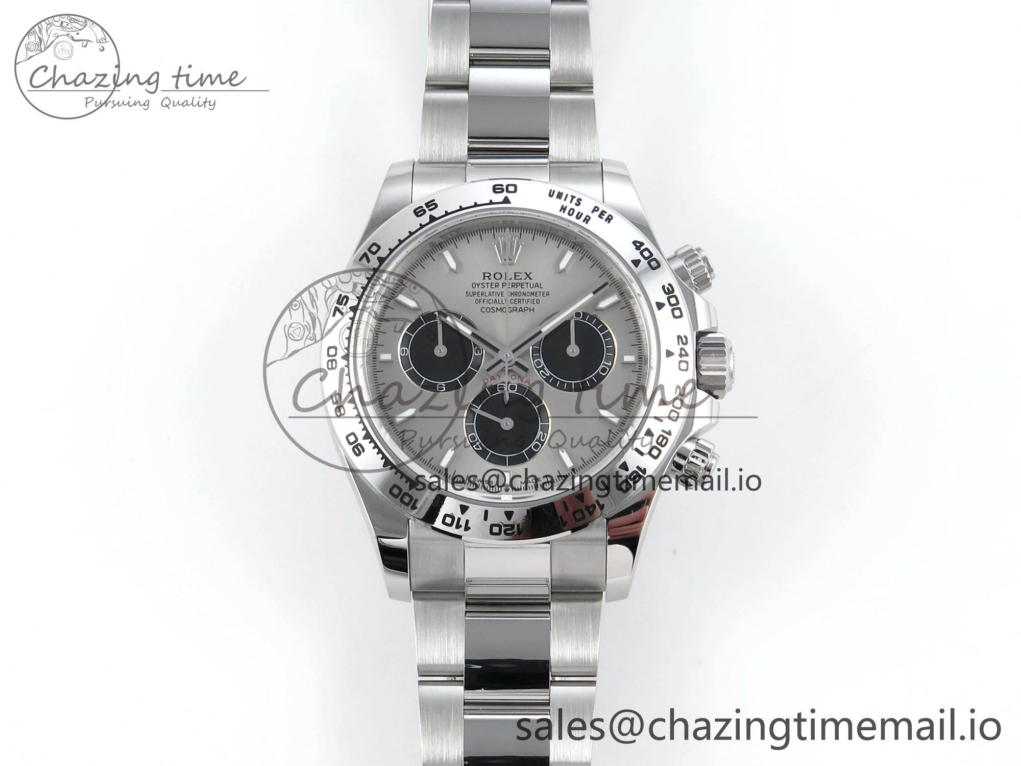 Colorful Daytona 126509 APSF 1:1 Best Edition Gray Black Dial on SS Braclet SH 726