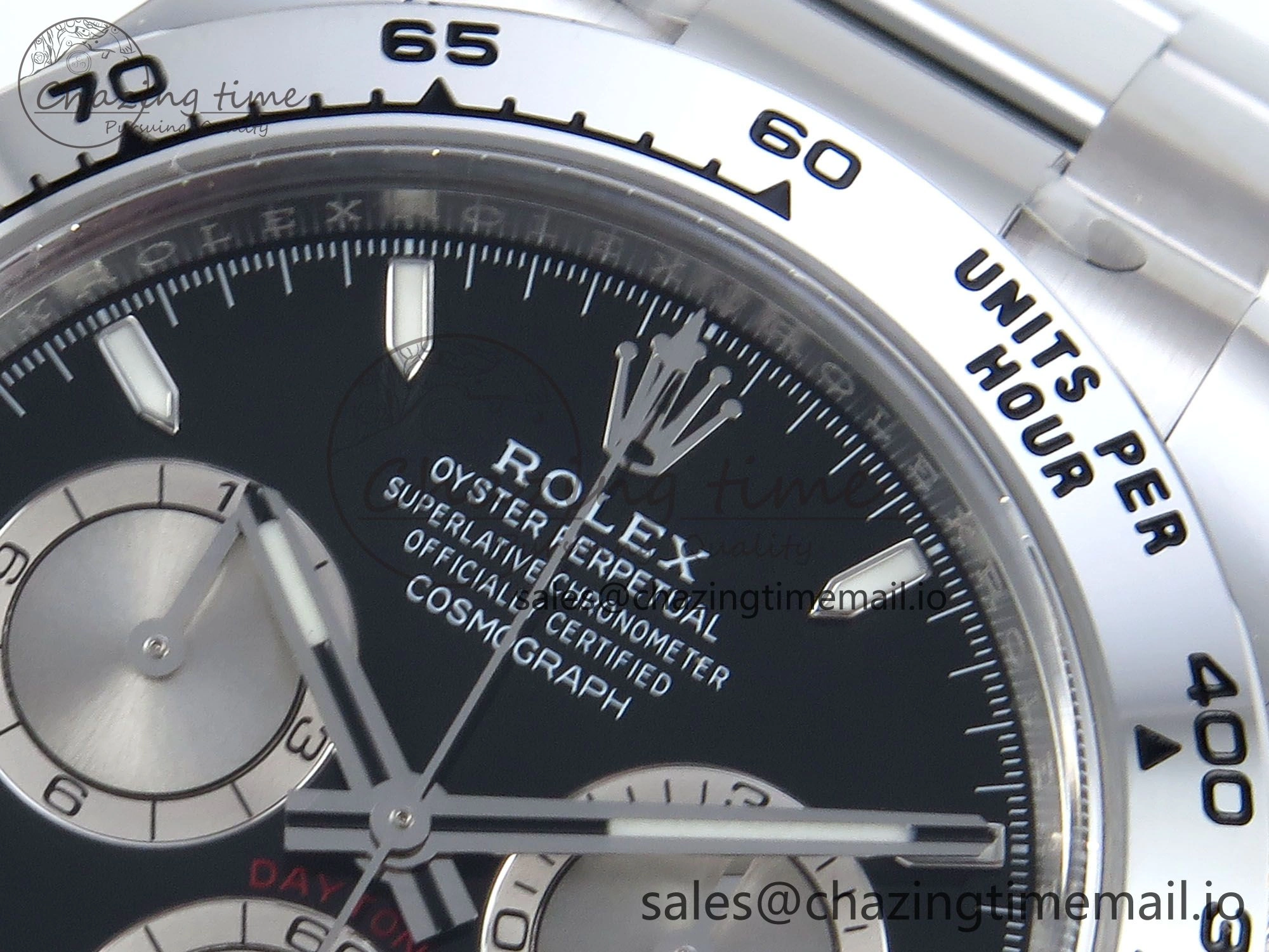 Daytona 126509 Clean 1:1 Best Edition Black SS Dial on SS Bracelet Super Clone DD Stylish 253