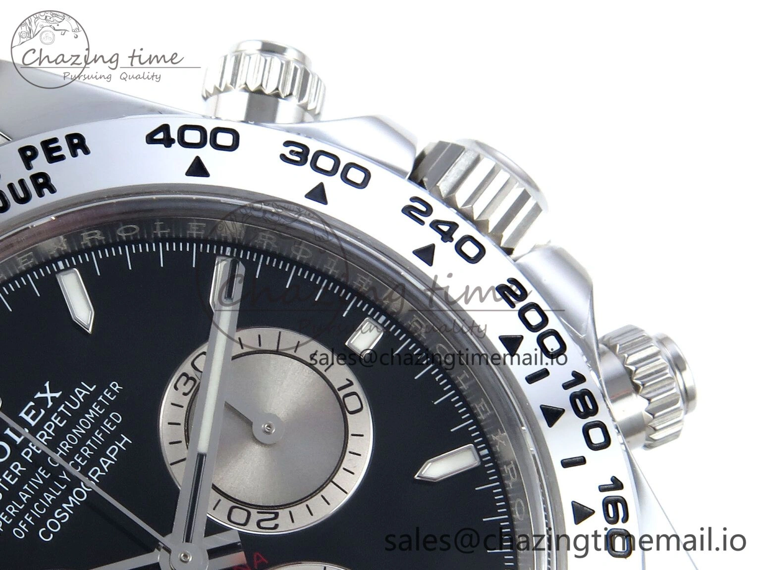 Daytona 126509 Clean 1:1 Best Edition Black SS Dial on SS Bracelet Super Clone DD Stylish 253