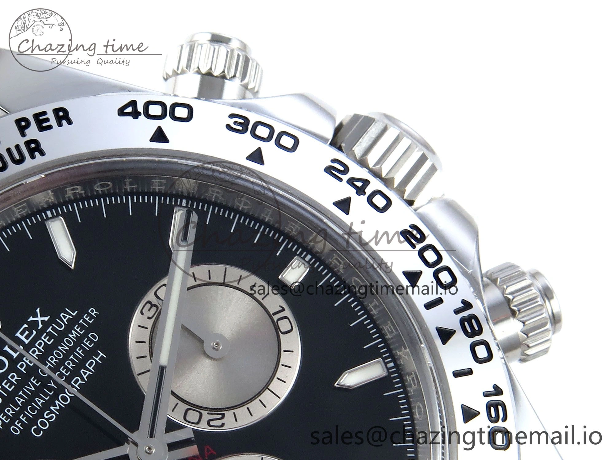Daytona 126509 Clean 1:1 Best Edition Black SS Dial on SS Bracelet Super Clone DD Stylish 253