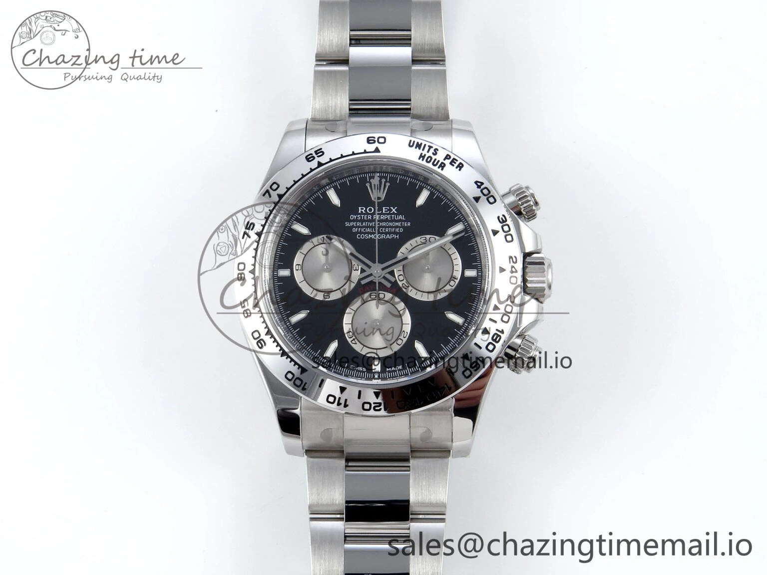 Daytona 126509 Clean 1:1 Best Edition Black SS Dial on SS Bracelet Super Clone DD Stylish 253