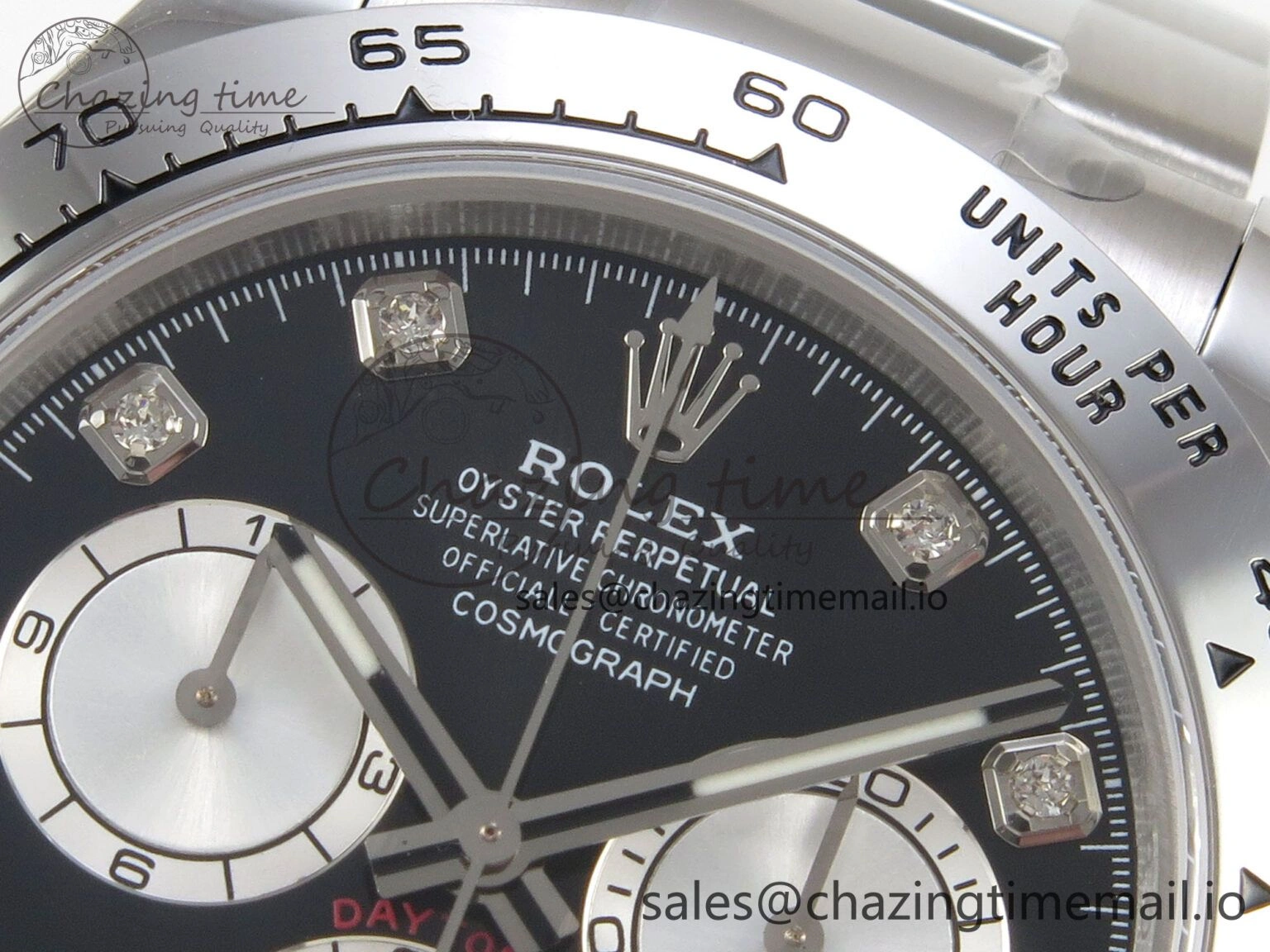 Seasonal Daytona 126509 Clean 1:1 Best Edition Black SS Dial on SS Bracelet Super Clone DD 255