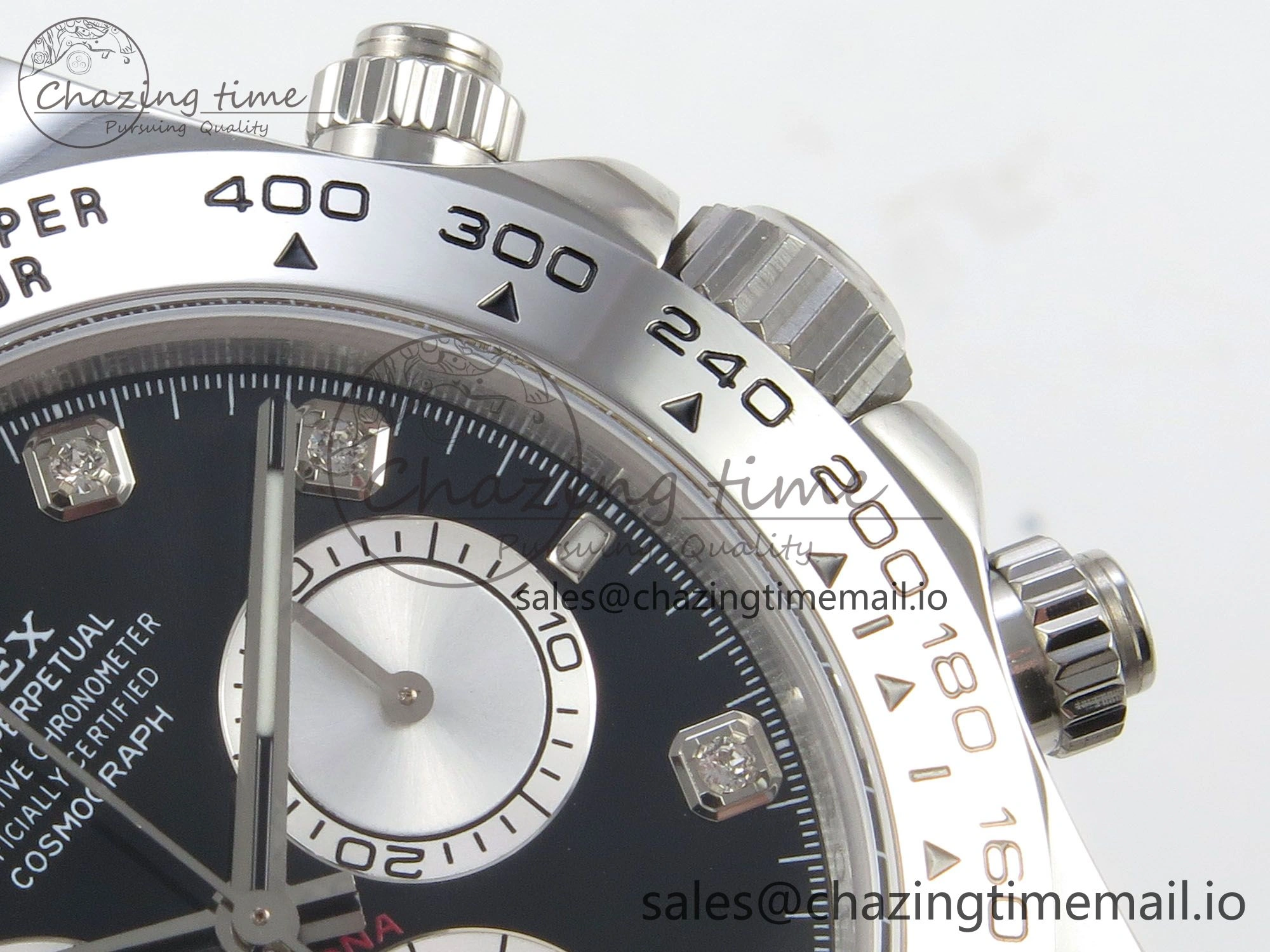 Seasonal Daytona 126509 Clean 1:1 Best Edition Black SS Dial on SS Bracelet Super Clone DD 255