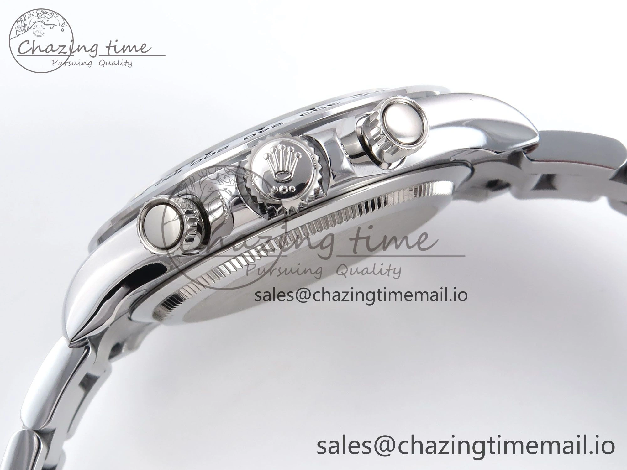 Daytona 126509 QF 1:1 Best Edition Black Silver Dial on SS Bracelet SH4131 V6 (Gain Weight） EasyMatch 1007