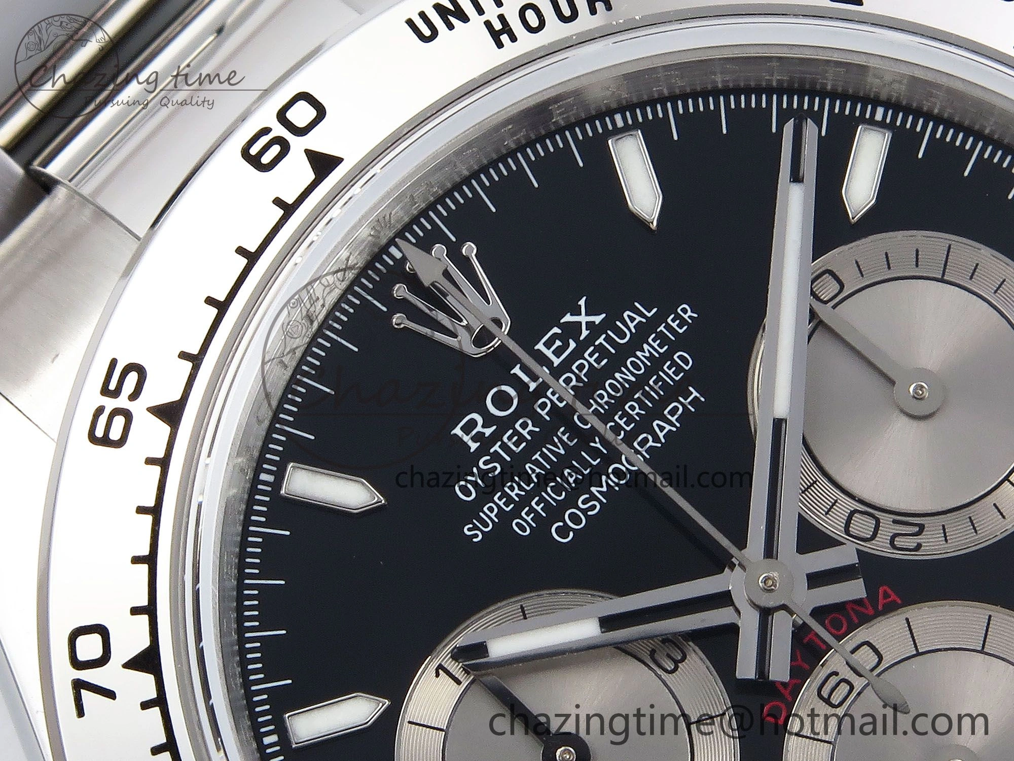 FastDry Daytona 126509 QF 1:1 Best Edition Black Silver Dial on SS Braclet SH4131 V 1288