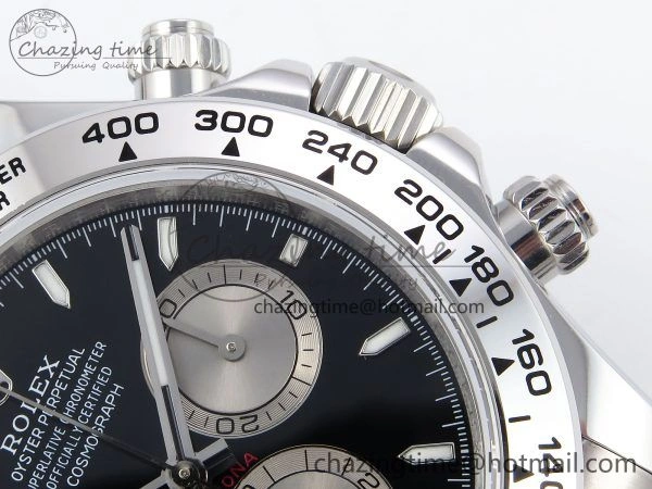 FastDry Daytona 126509 QF 1:1 Best Edition Black Silver Dial on SS Braclet SH4131 V 1288