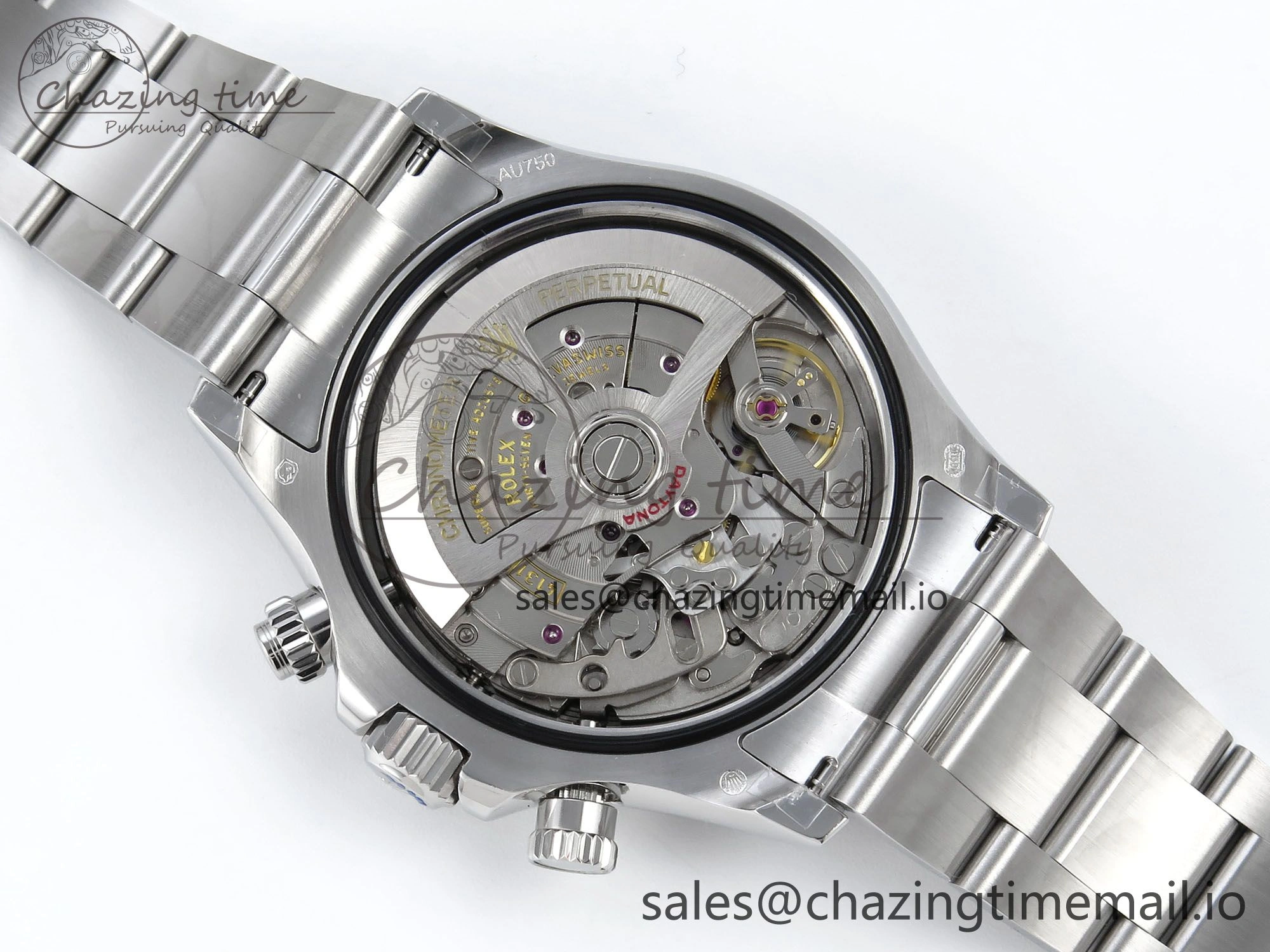 Breathable Daytona 126509 QF 1:1 Best Edition Black Silver Dial on SS Braclet SH4131 V 713