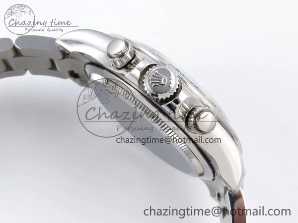 Daytona 126509 QF 1:1 Best Edition Black Silver Diamonds Dial on SS Braclet SH4131 V Stylish 1287