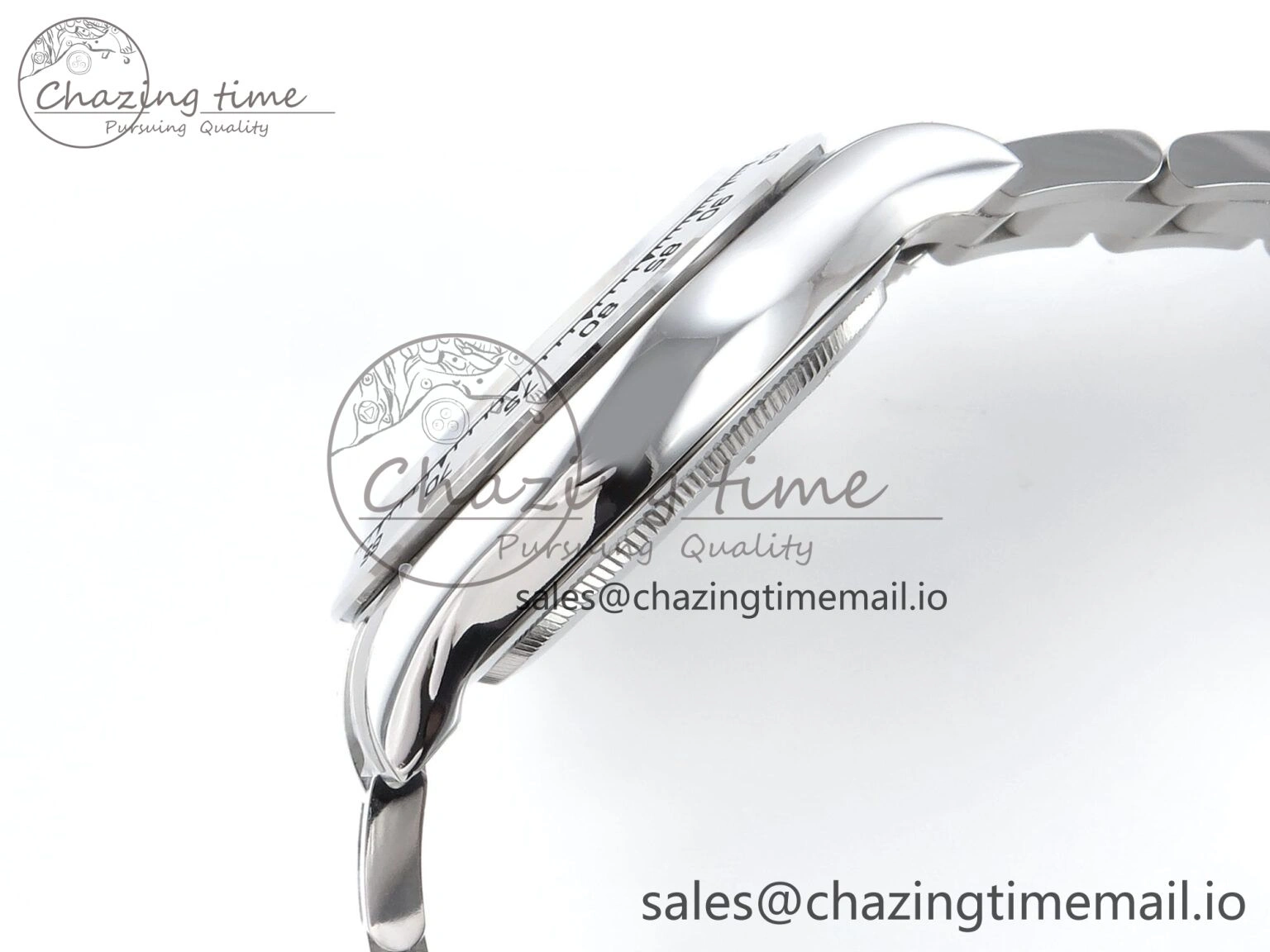 Daytona 126509 QF 1:1 Best Edition Black Silver Diamonds Dial on SS Braclet SH4131 V Sleek 714