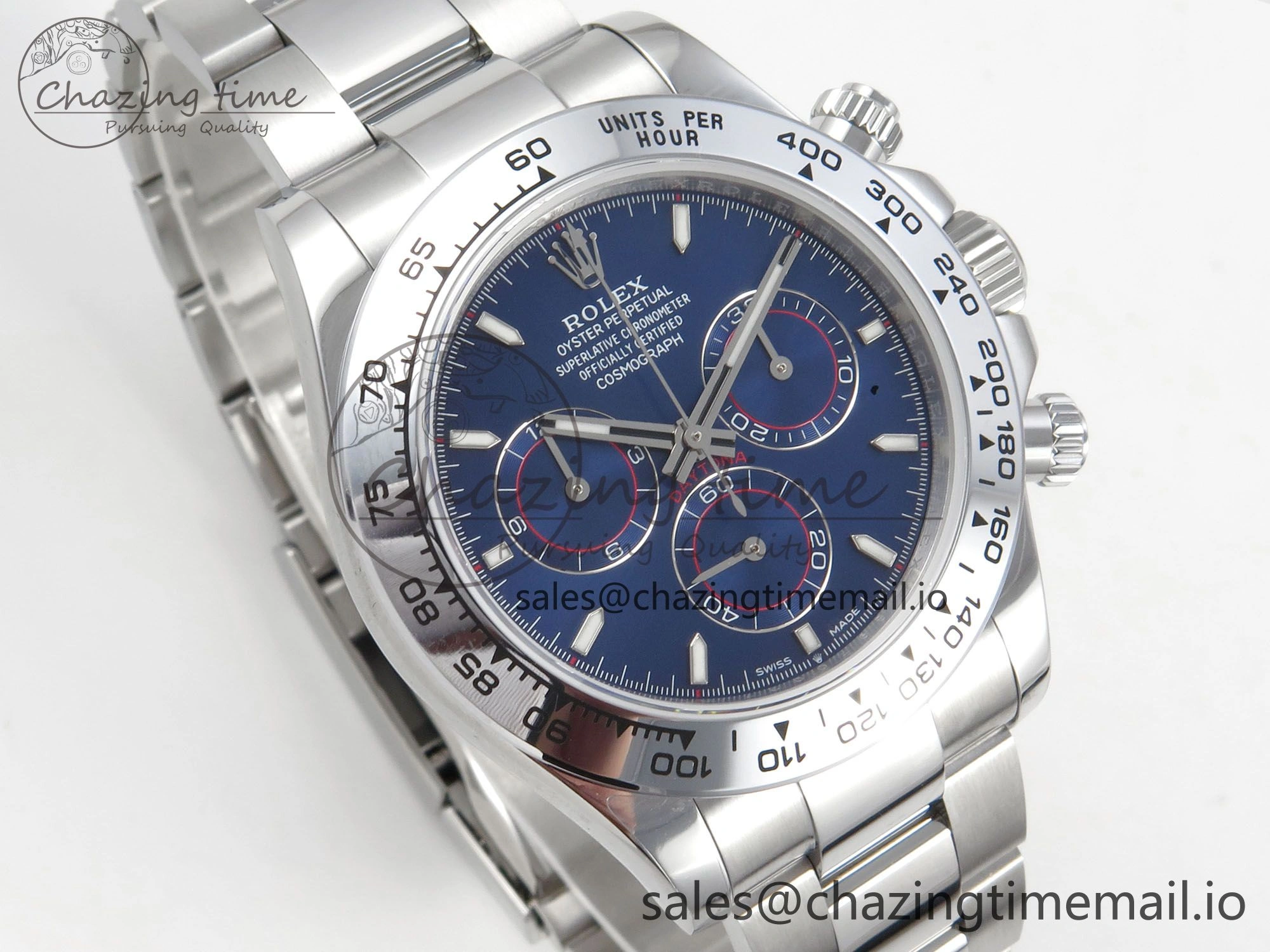 Daytona 126509 QF 1:1 Best Edition Blue Dial Stick Markers On SS Bracelet SH4131 V6（Gain Weight） TopPick 105