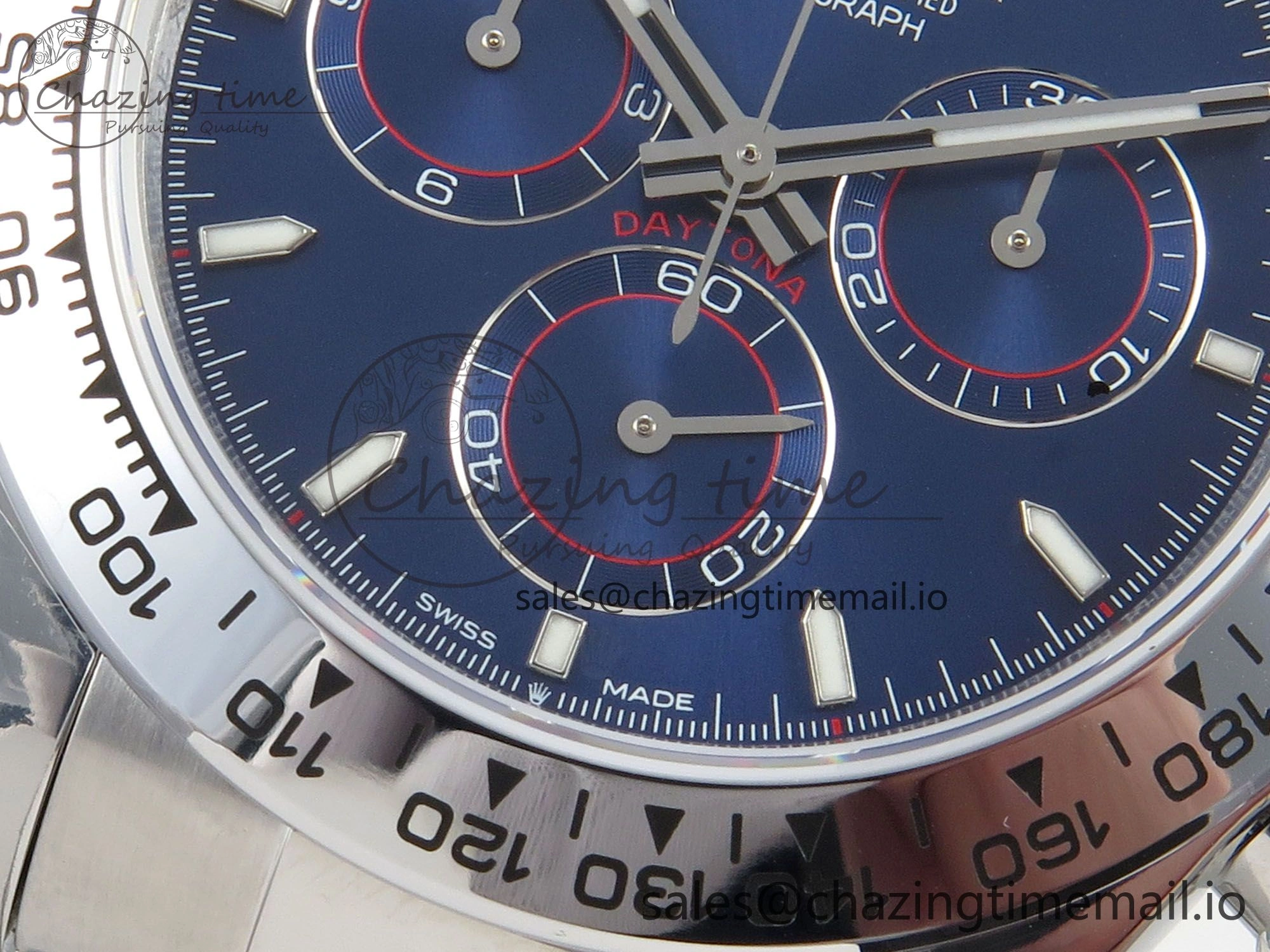 Daytona 126509 QF 1:1 Best Edition Blue Dial Stick Markers On SS Bracelet SH4131 V6（Gain Weight） TopPick 105