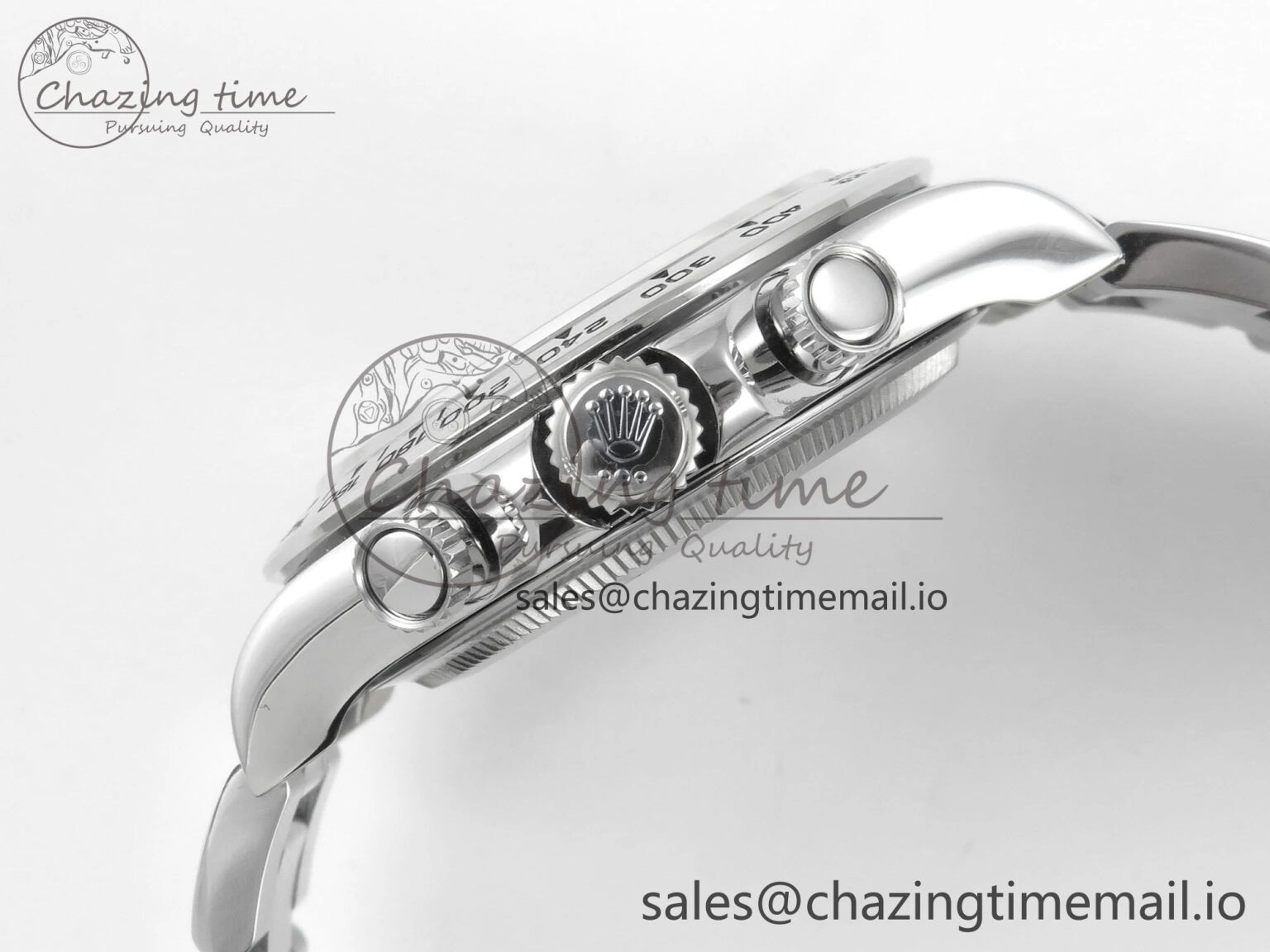 RelaxedFit Daytona 126509 QF 1:1 Best Edition Gray Dia Crystal Marker on SS Bracelet SH4131 V6 (Gain Weight) 301