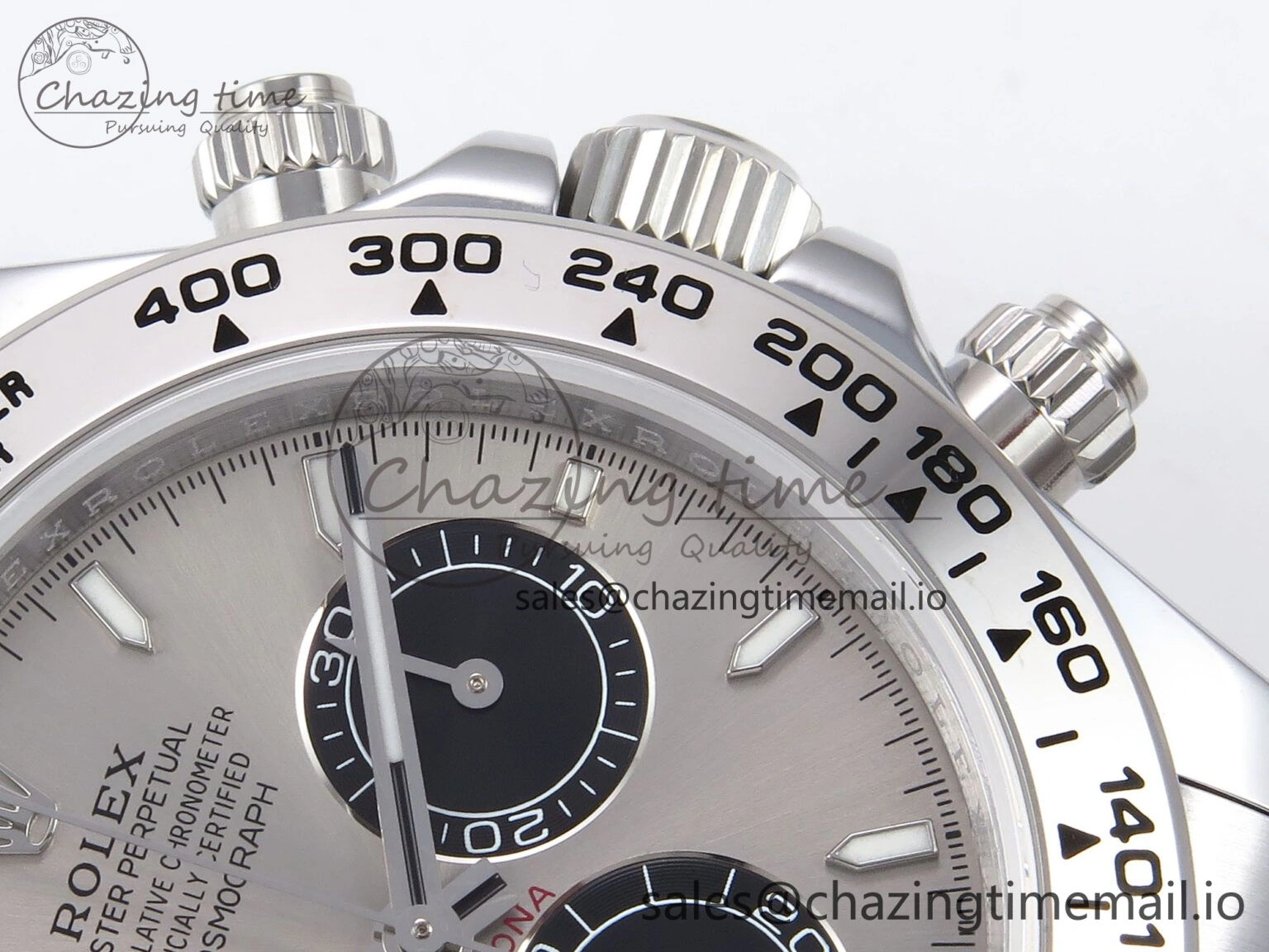 Daytona 126509 QF 1:1 Best Edition Gray Black Dial on SS Bracelet SH4131 V6 (Gain Weight） Vibrant 1090