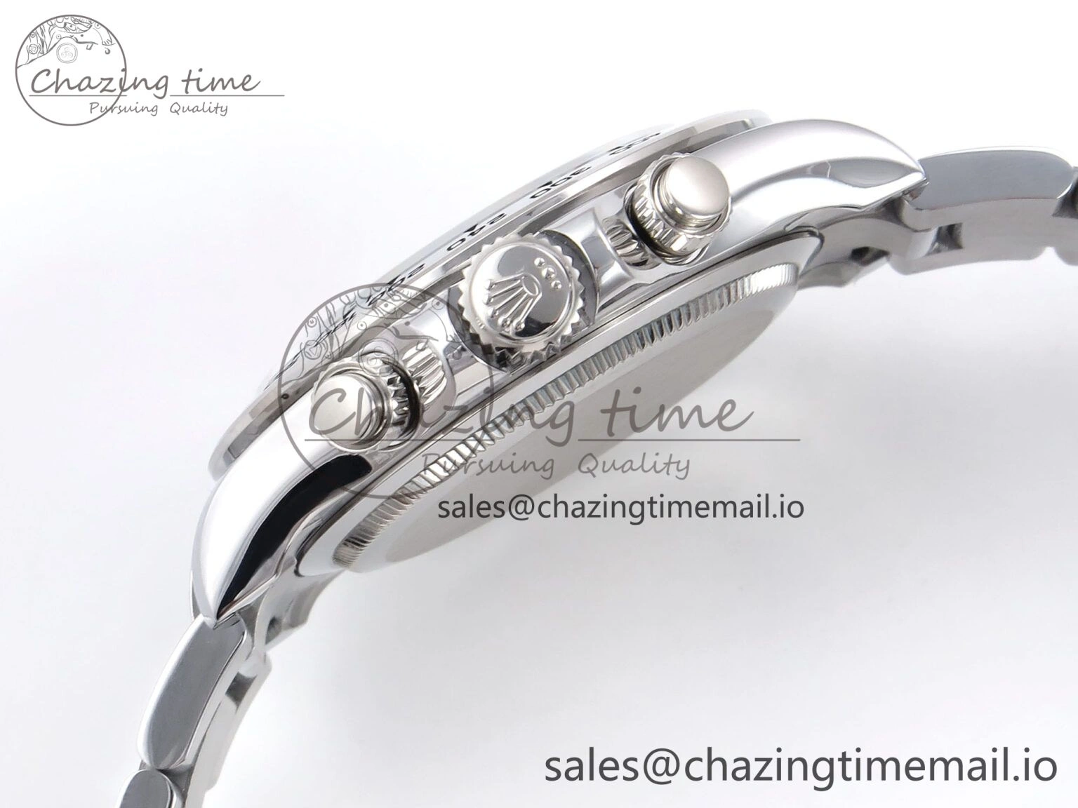 Daytona 126509 QF 1:1 Best Edition Gray Black Dial on SS Bracelet SH4131 V6 (Gain Weight） Vibrant 1090