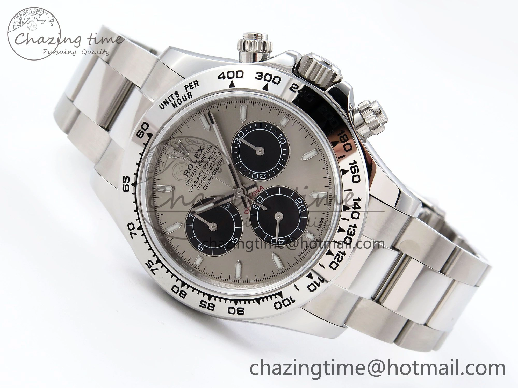Lightweight Daytona 126509 QF 1:1 Best Edition Gray Black Dial on SS Braclet SH4131 V 1300