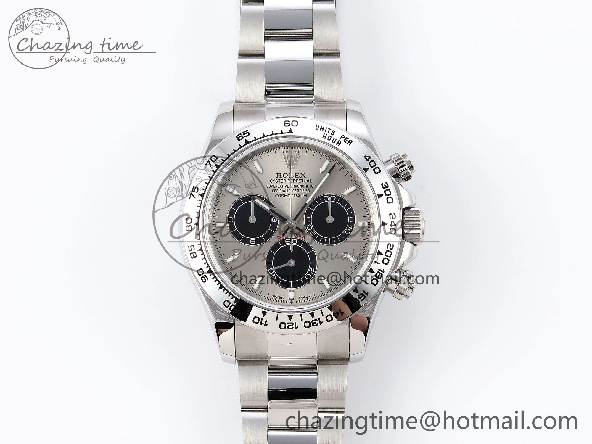 Lightweight Daytona 126509 QF 1:1 Best Edition Gray Black Dial on SS Braclet SH4131 V 1300
