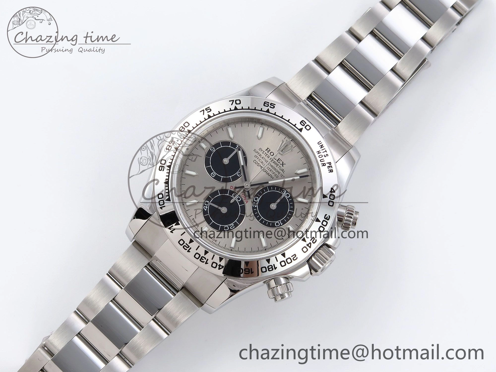 Lightweight Daytona 126509 QF 1:1 Best Edition Gray Black Dial on SS Braclet SH4131 V 1300