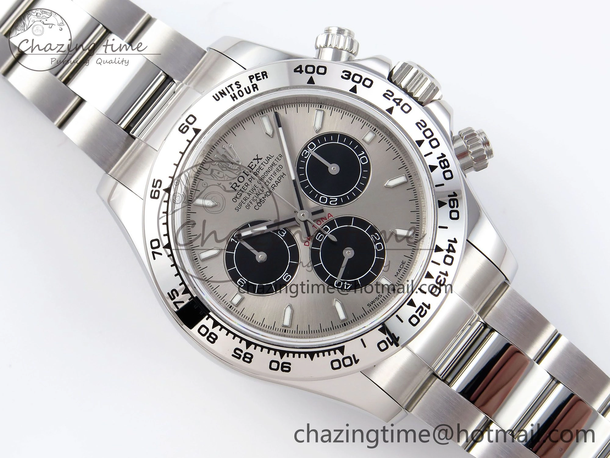Lightweight Daytona 126509 QF 1:1 Best Edition Gray Black Dial on SS Braclet SH4131 V 1300