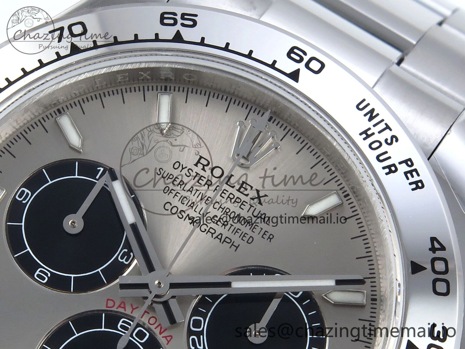 Daytona 126509 QF 1:1 Best Edition Gray Black Dial on SS Braclet SH4131 V Popular 712