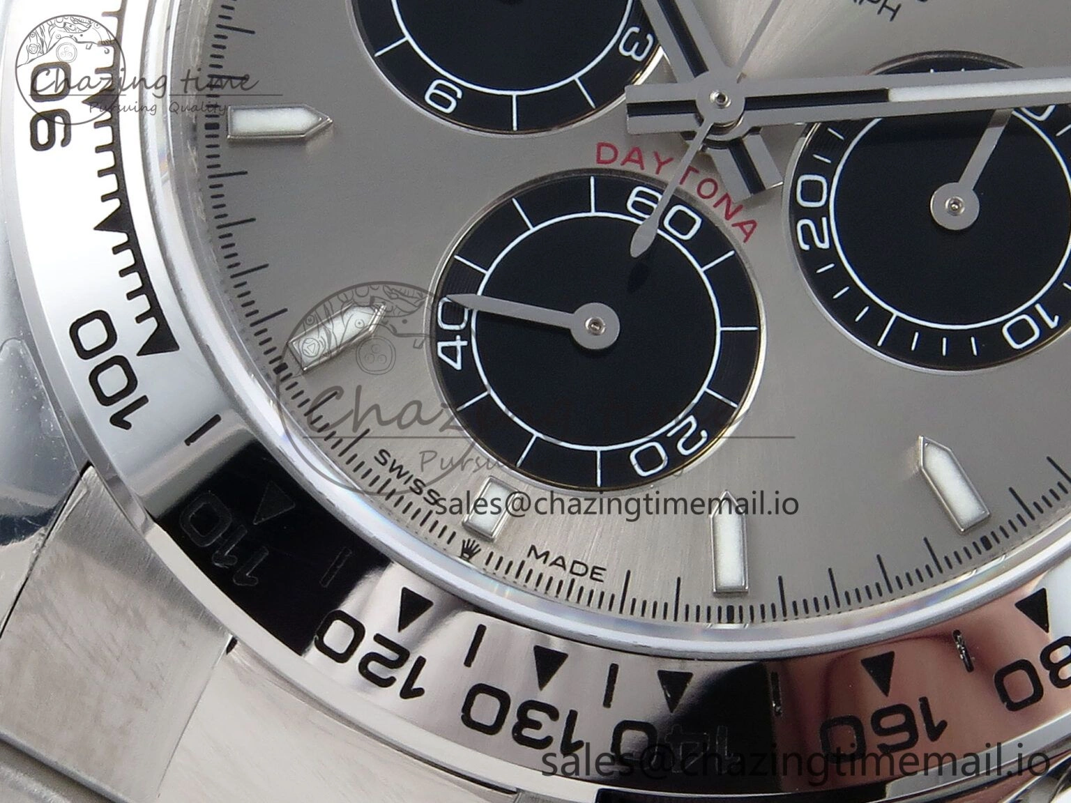 Daytona 126509 QF 1:1 Best Edition Gray Black Dial on SS Braclet SH4131 V Popular 712