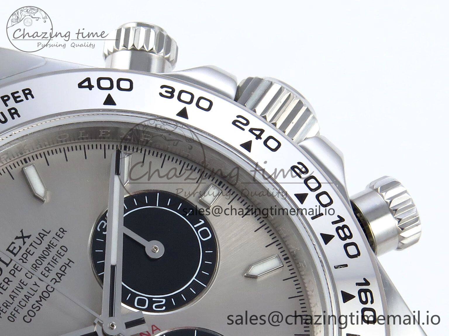 Daytona 126509 QF 1:1 Best Edition Gray Black Dial on SS Braclet SH4131 V Popular 712