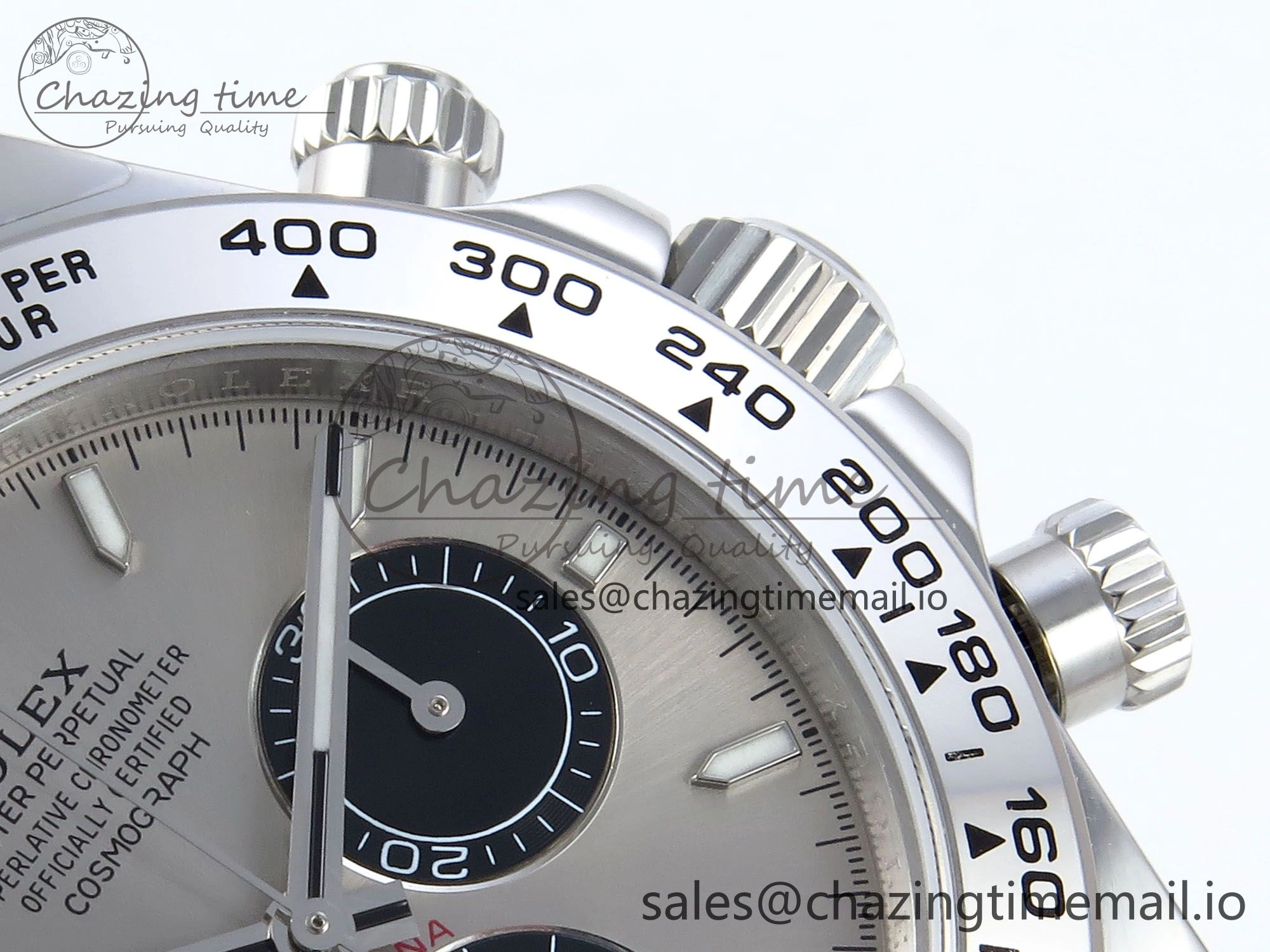 Daytona 126509 QF 1:1 Best Edition Gray Black Dial on SS Braclet SH4131 V Popular 712