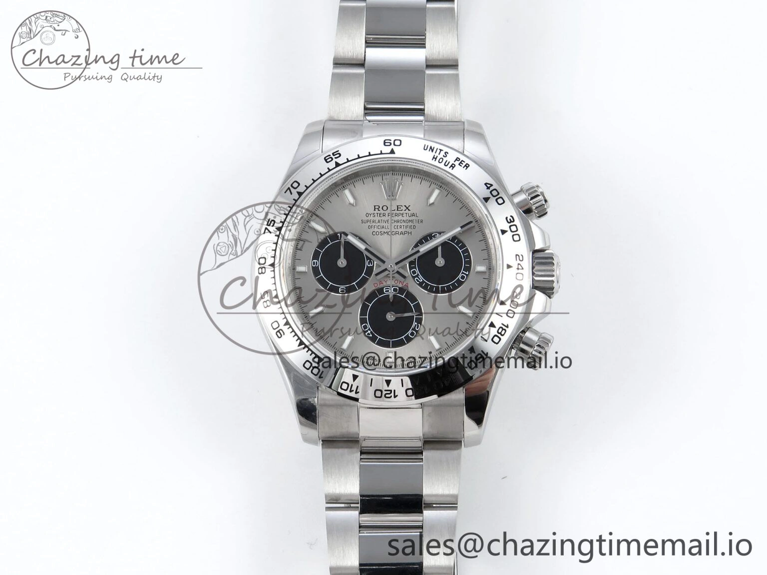 Daytona 126509 QF 1:1 Best Edition Gray Black Dial on SS Braclet SH4131 V Popular 712