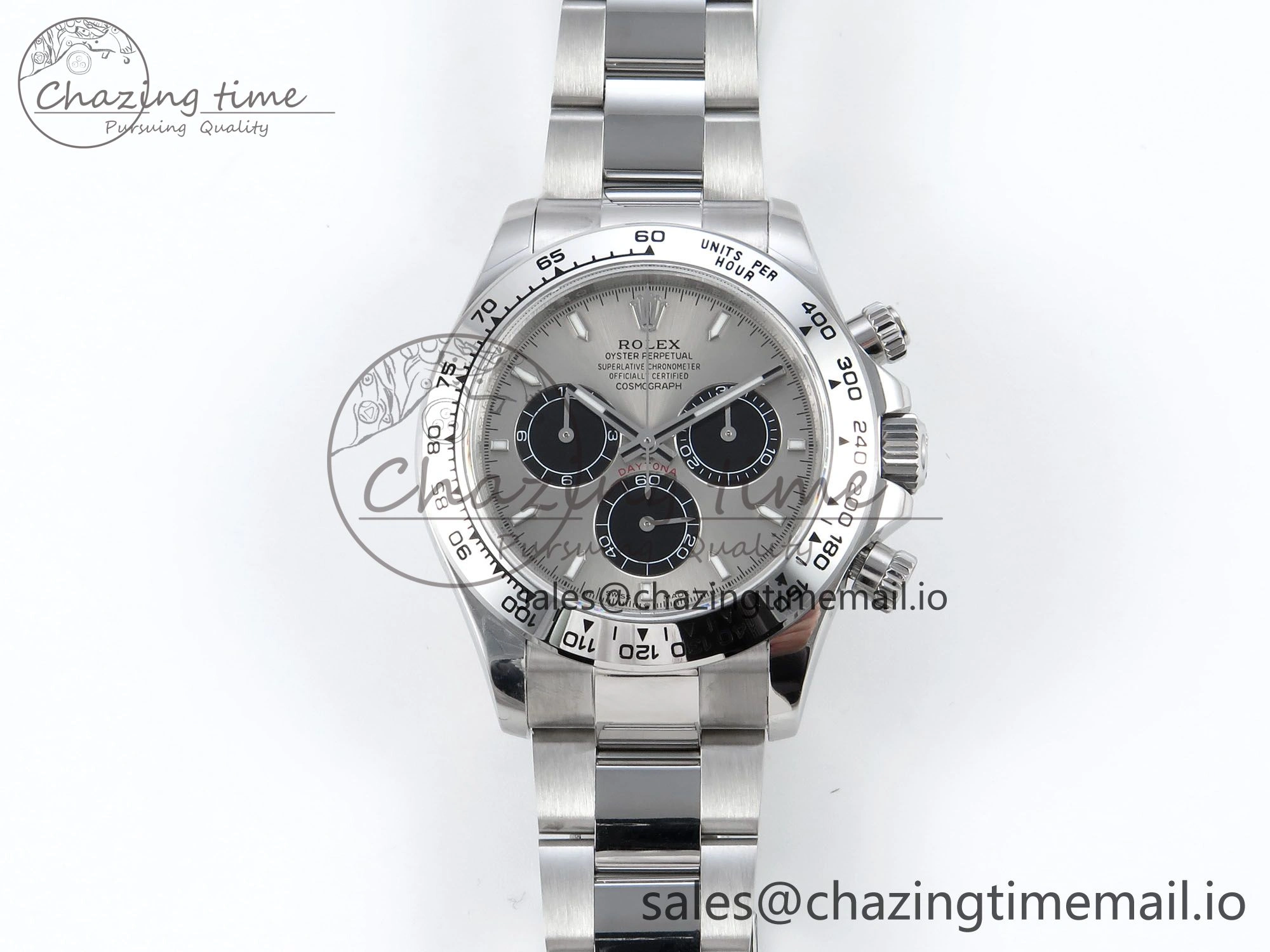 Daytona 126509 QF 1:1 Best Edition Gray Black Dial on SS Braclet SH4131 V Popular 712