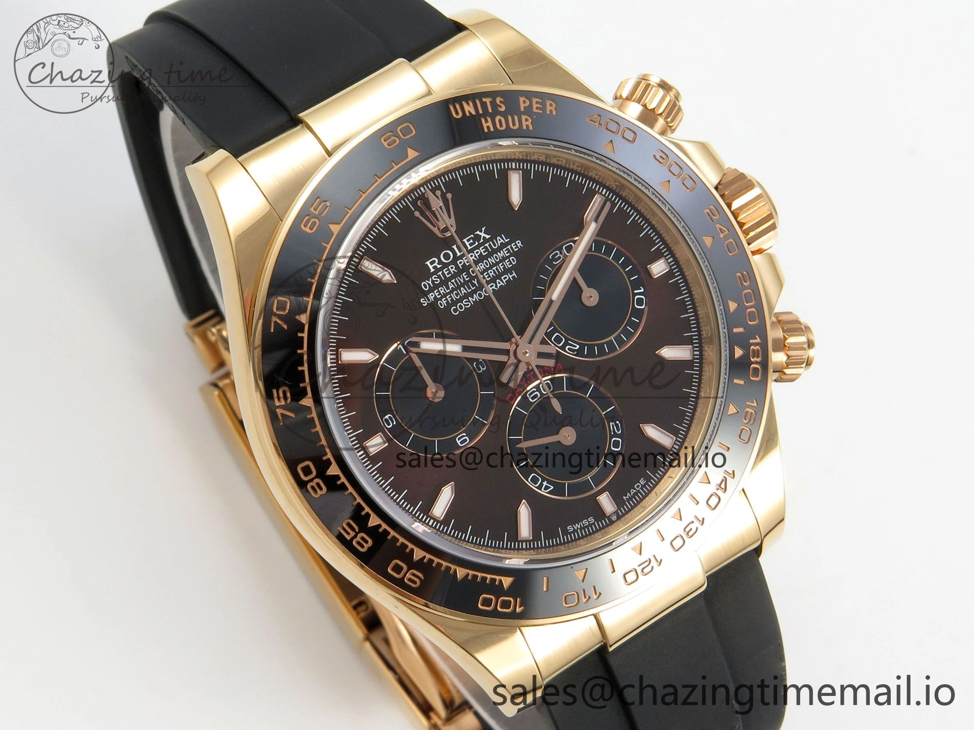Daytona 126515 Gain Weight APSF 1:1 Best Edition Brown Dial Sticks Markers on Oysterflex Strap SH Durable 120