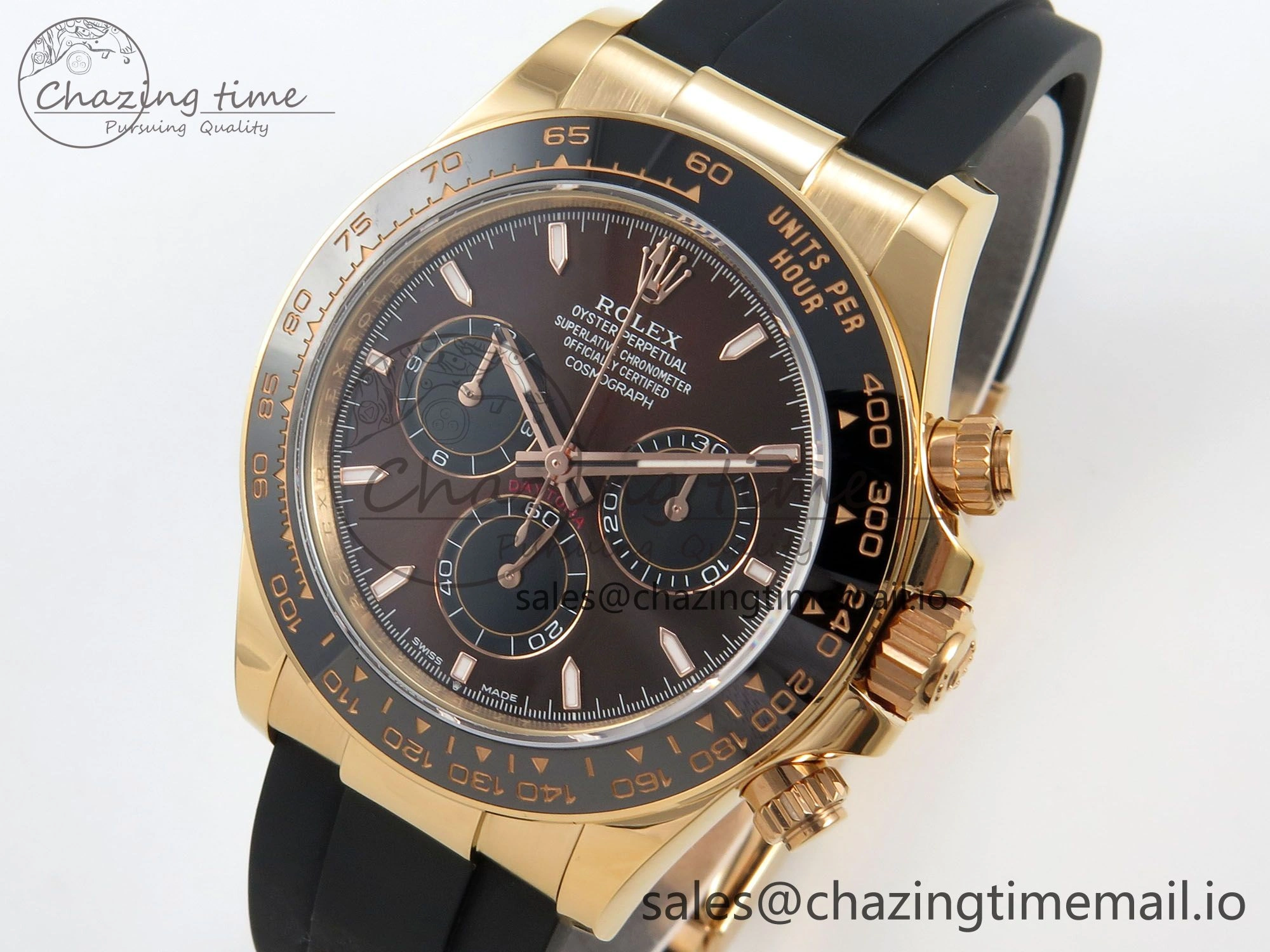 Daytona 126515 Gain Weight APSF 1:1 Best Edition Brown Dial Sticks Markers on Oysterflex Strap SH Durable 120