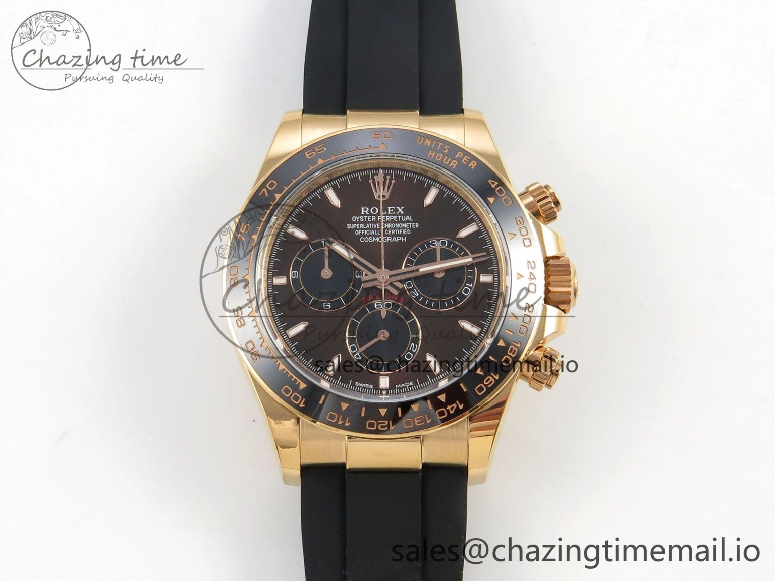 Daytona 126515 Gain Weight APSF 1:1 Best Edition Brown Dial Sticks Markers on Oysterflex Strap SH Durable 120
