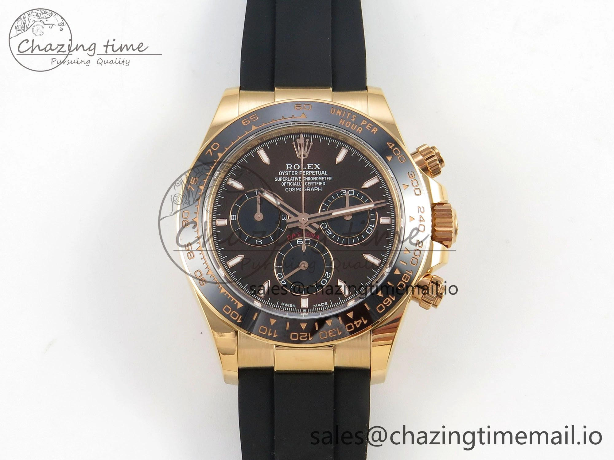 Daytona 126515 Gain Weight APSF 1:1 Best Edition Brown Dial Sticks Markers on Oysterflex Strap SH Durable 120