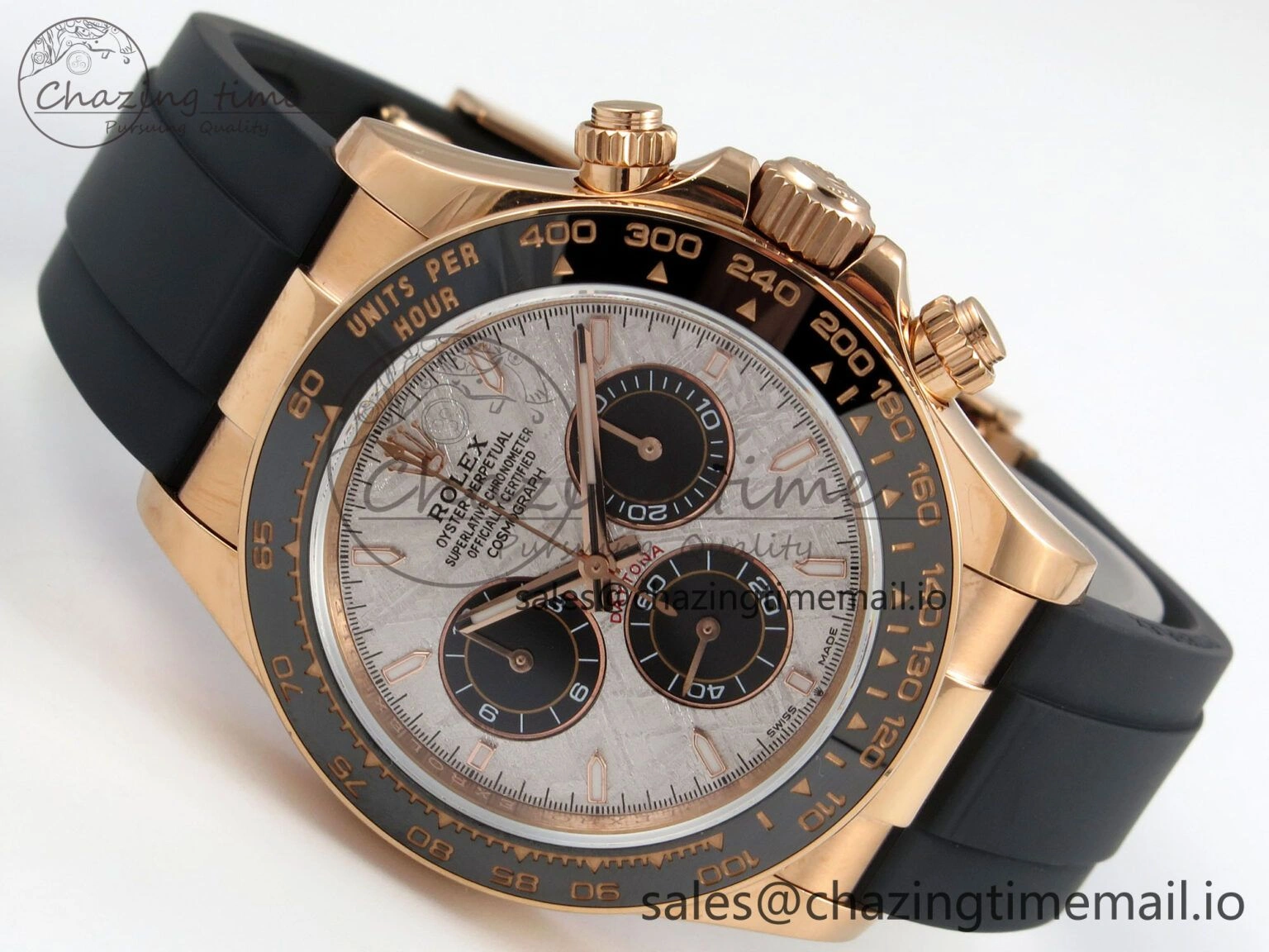 Reliable Daytona 126515 Gain Weight SWF 1:1 Best Edition Meteorite Dial Sticks Markers on Oysterflex Strap SH 10824