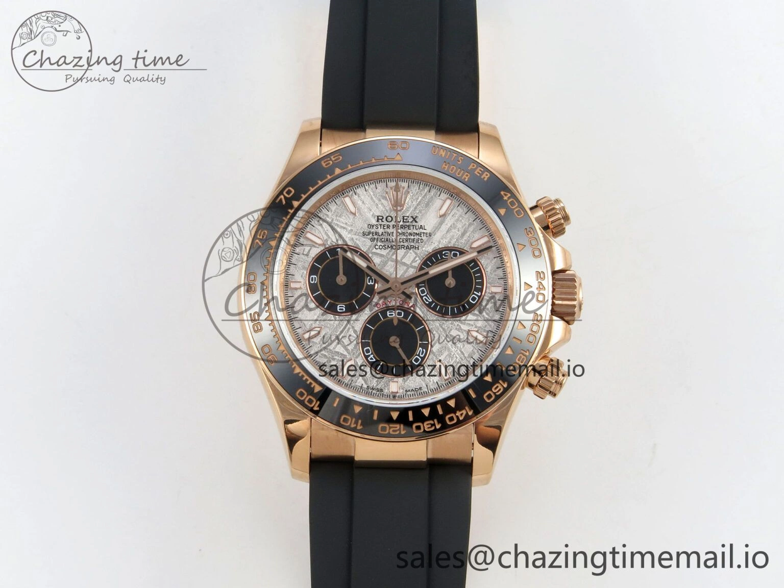 Reliable Daytona 126515 Gain Weight SWF 1:1 Best Edition Meteorite Dial Sticks Markers on Oysterflex Strap SH 10824