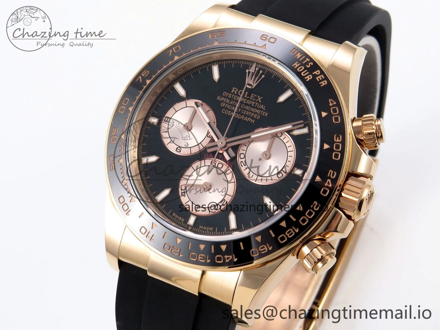 Casual Daytona 126515 LN APSF 1:1 Best Edition Black Dial on Oysterflex Strap SH4131（Gain Weight） 1033
