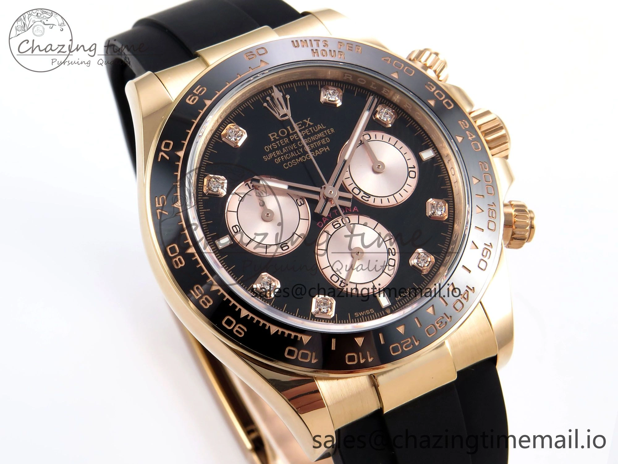 Daytona 126515 LN APSF 1:1 Best Edition Black Diamonds Dial on Oysterflex Strap SH4131（Gain Weight） Efficient 1032