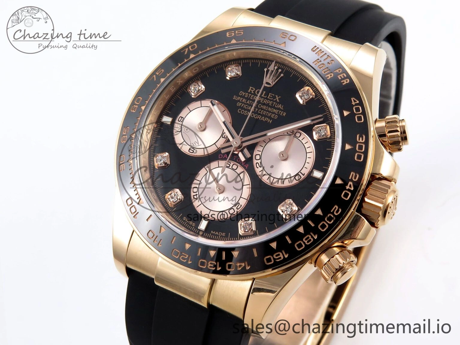 Daytona 126515 LN APSF 1:1 Best Edition Black Diamonds Dial on Oysterflex Strap SH4131（Gain Weight） Efficient 1032