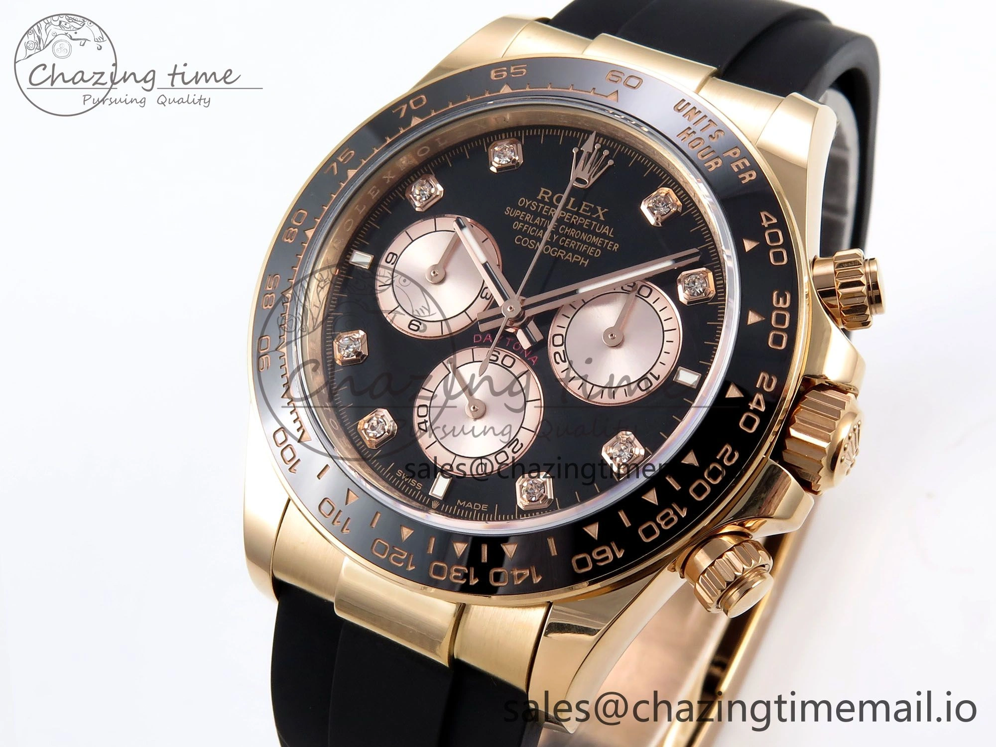 Daytona 126515 LN APSF 1:1 Best Edition Black Diamonds Dial on Oysterflex Strap SH4131（Gain Weight） Efficient 1032