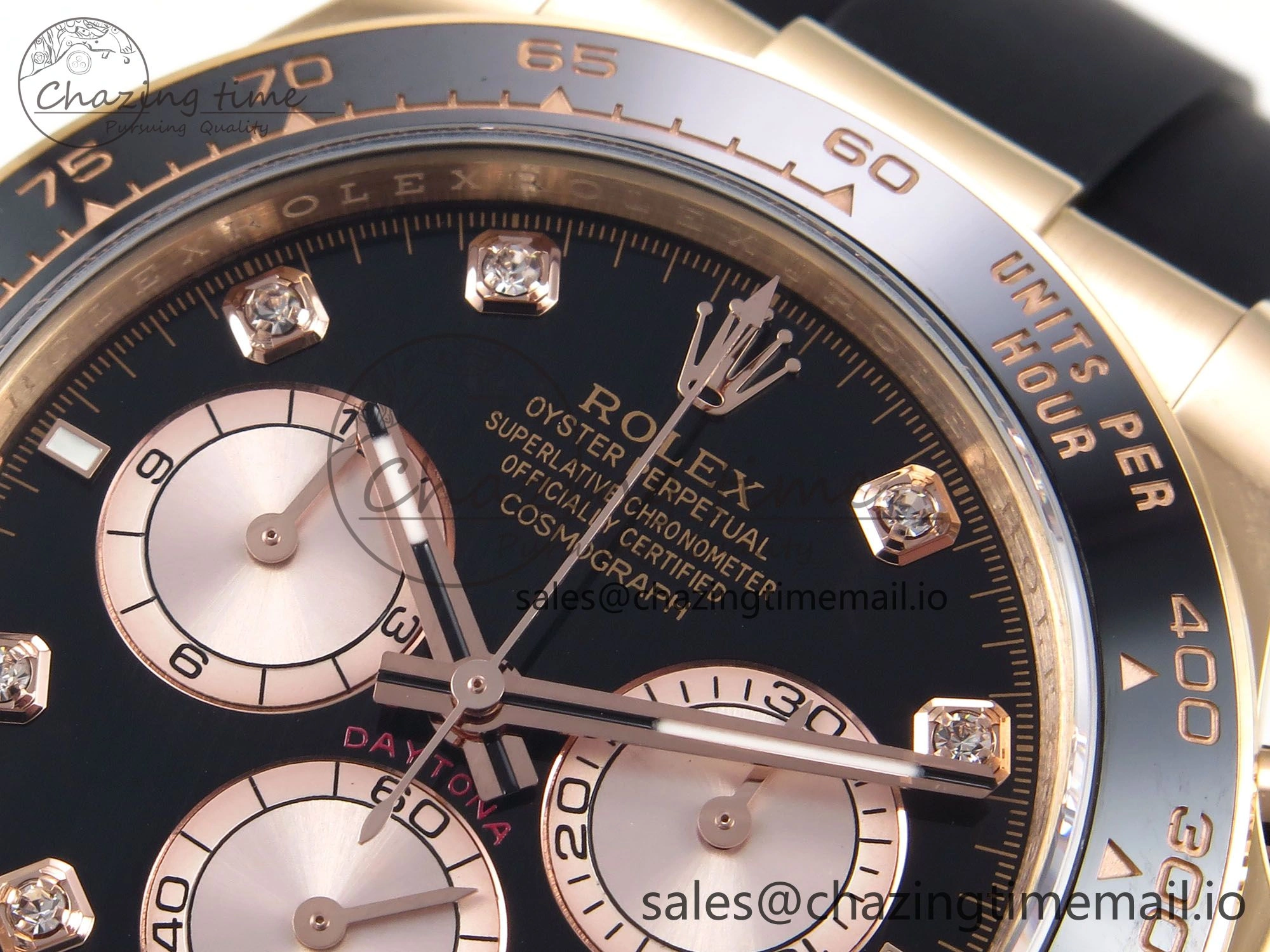 Daytona 126515 LN APSF 1:1 Best Edition Black Diamonds Dial on Oysterflex Strap SH4131（Gain Weight） Efficient 1032