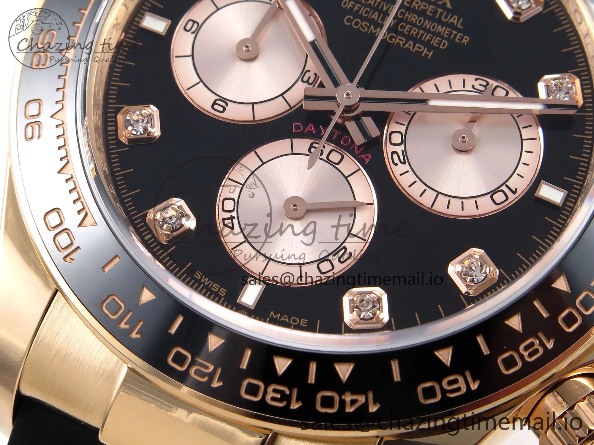 Daytona 126515 LN APSF 1:1 Best Edition Black Diamonds Dial on Oysterflex Strap SH4131（Gain Weight） Efficient 1032