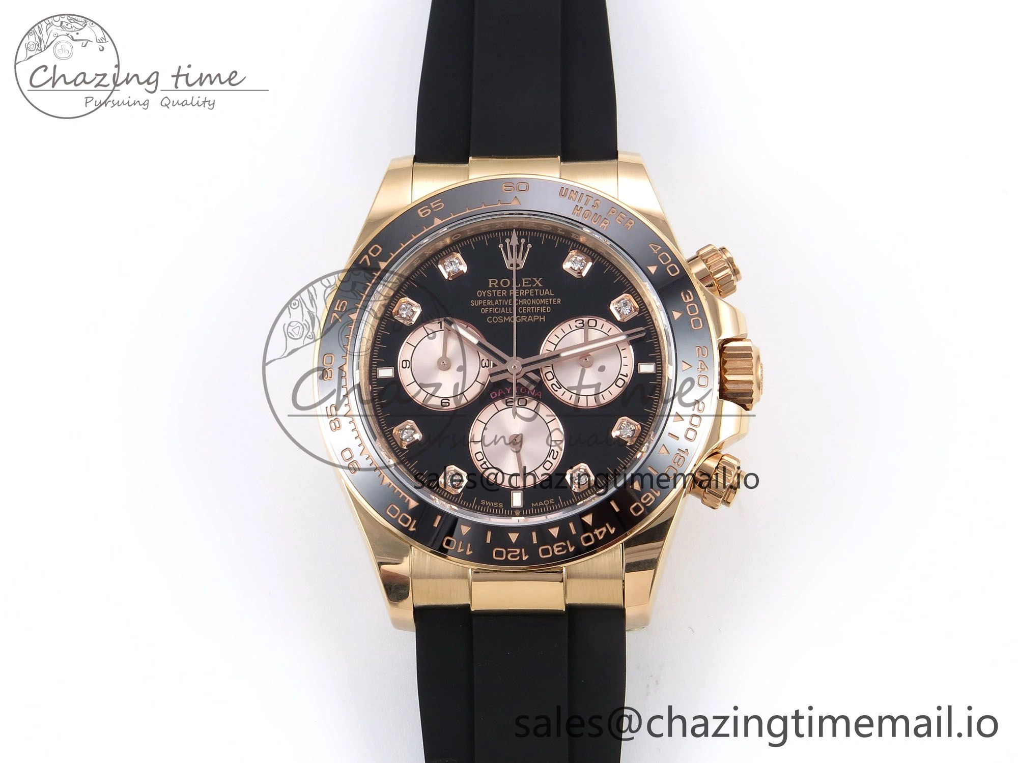 Daytona 126515 LN APSF 1:1 Best Edition Black Diamonds Dial on Oysterflex Strap SH4131（Gain Weight） Efficient 1032