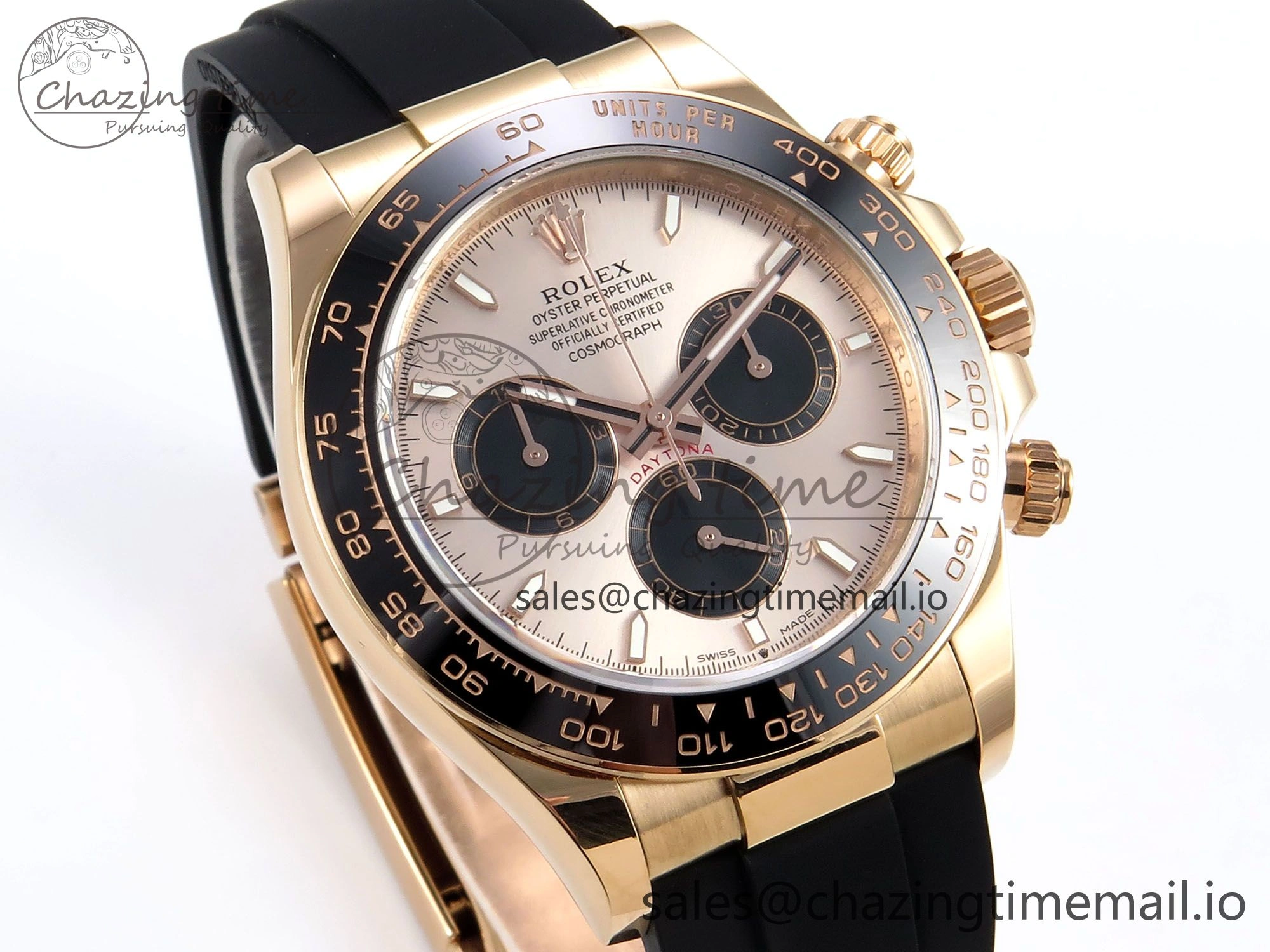 EasyMatch Daytona 126515 LN APSF 1:1 Best Edition RG Dial on Oysterflex Strap SH4131（Gain Weight） 1034