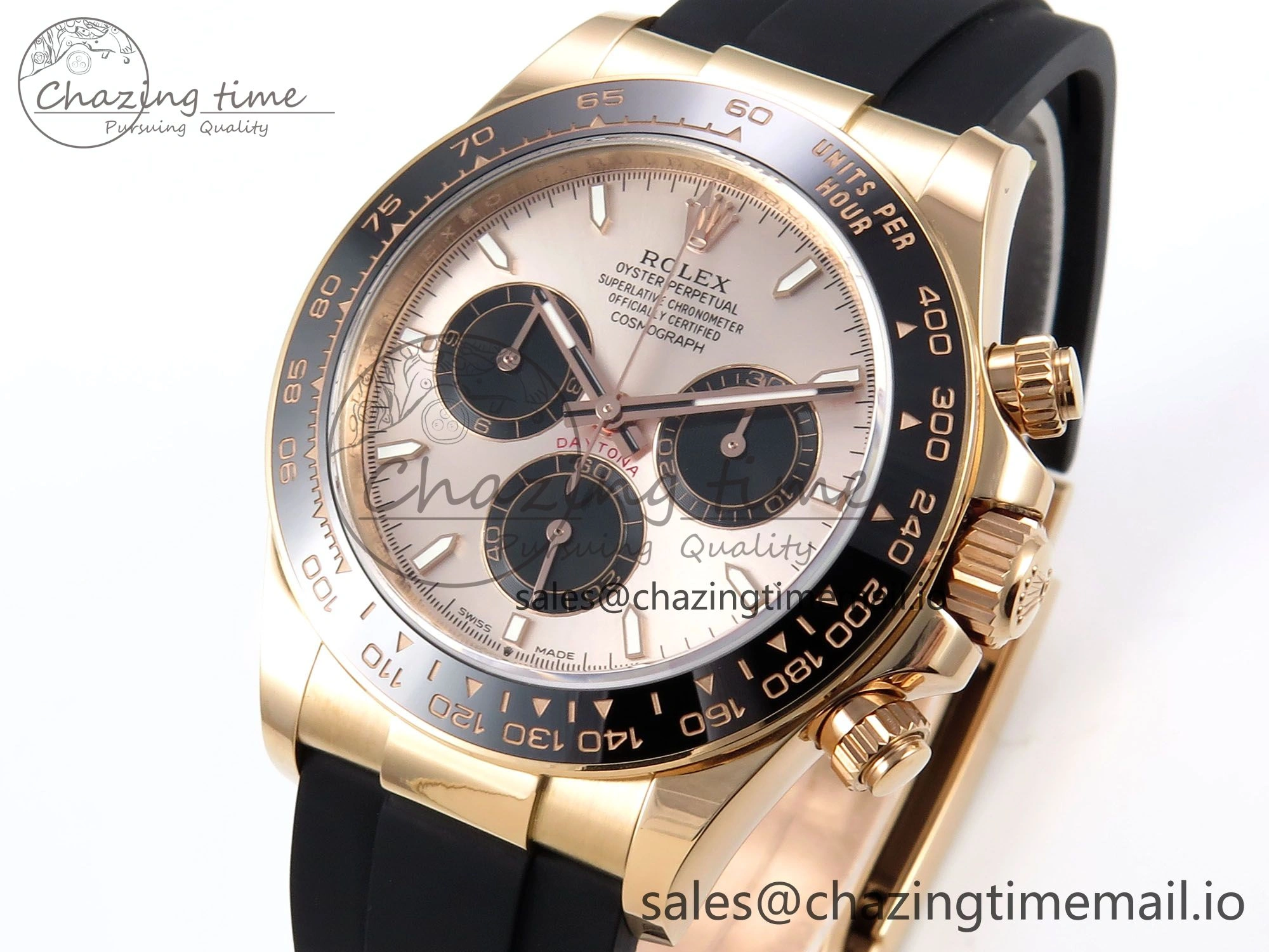EasyMatch Daytona 126515 LN APSF 1:1 Best Edition RG Dial on Oysterflex Strap SH4131（Gain Weight） 1034