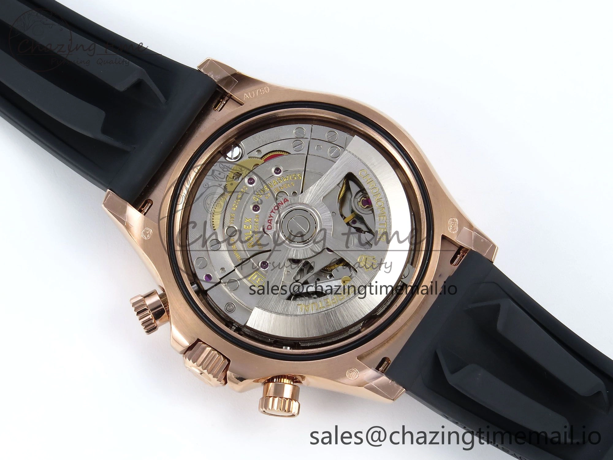 Daytona 126515 QF 1:1 Best Edition Black RG Dial on Oysterflex Strap SH4131 V Classic 702
