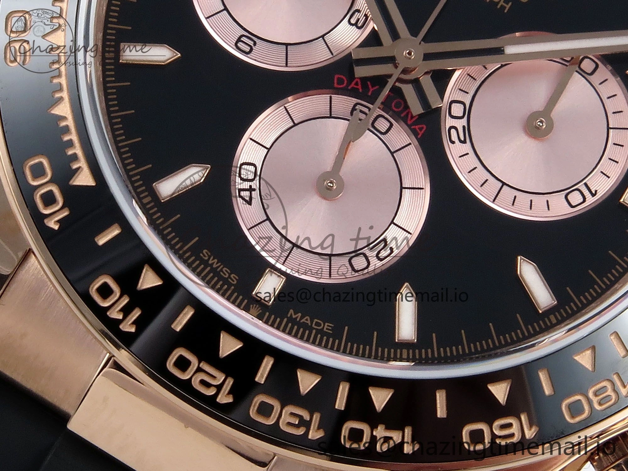 Daytona 126515 QF 1:1 Best Edition Black RG Dial on Oysterflex Strap SH4131 V Classic 702