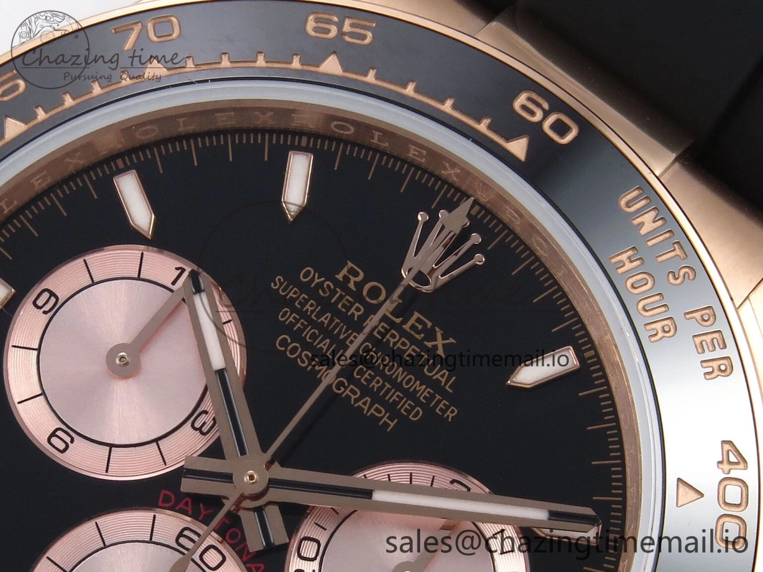 Daytona 126515 QF 1:1 Best Edition Black RG Dial on Oysterflex Strap SH4131 V6 （Gain Weight） Durable 1206
